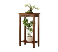 LJHFG63KUYT Base di esposizione Supporto for bonsai cinese da pavimento, porta piante in bambù for interni, soggiorno e studio Decorazione piedistallo(M)
