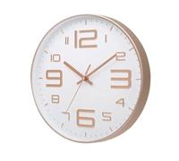 LJHFG63KUYT Decorativo Orologio da parete dal design moderno, semplice e facile leggere, silenzioso, senza ticchettio, montare a for camera letto soggiorno. Invia agli amici per ufficio(Bianco)