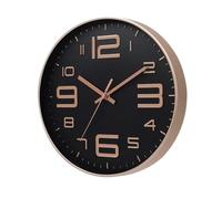 LJHFG63KUYT Decorativo Orologio da parete dal design moderno, semplice e facile leggere, silenzioso, senza ticchettio, montare a for camera letto soggiorno. Invia agli amici per ufficio(Nero)