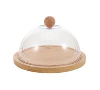 LJHFG63KUYT Latticini Scatola rotonda trasparente for burro con coperchio Supporto for torta Coperchio a cupola in vetro for la cucina per Conservazione Formaggio