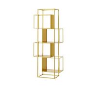 LJHFG63KUYT Libreria Espositore for ufficio aperto in ferro da scaffale for libri terra moderno e leggero for la casa Scaffali organizer(Gold)