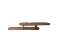 LJHFG63KUYT Moderno Supporto TV sospeso, mensola TV sospesa, mensola da parete for sotto la TV, soggiorno, camera da letto Basso(Bruin)