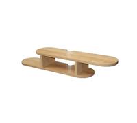 LJHFG63KUYT Moderno Supporto TV sospeso, mensola TV sospesa, mensola da parete for sotto la TV, soggiorno, camera da letto Basso(Natural)