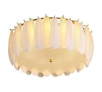 LJHFG63KUYT Plafoniere Lampada da soffitto for camera letto a led, lampada studio semplice e moderna, rotonda, ristorante, con sorgente luminosa a tre colori(55cm)