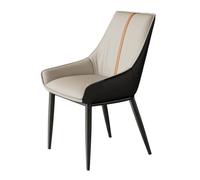 LJHFG63KUYT Sedie da cucina moderne per sala da pranzo, camera confortevole con cuscini spessi, sgabello da cucina metà secolo (beige)