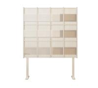 LJHFG63KUYT Soggiorno Scaffale for libri dal pavimento al soffitto, scaffale for riviste, espositore for lettura, scaffale for CD multistrato Moderna(Bianco,106cm)