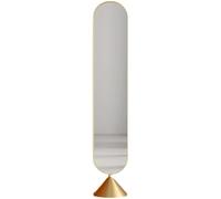 LJHFG63KUYT Specchio a figura intera Specchio a figura intera, specchio dal pavimento al soffitto, camera da letto, casa, soggiorno, verticale, piccolo appartamento, toeletta(Gold,170cm)