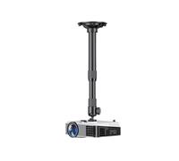 LJHFG63KUYT Supporto per proiettore telescopico e regolabile in altezza per uso domestico, universale con giunto sferico per home cinema (nero, grande)