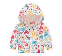 LJHH Bambini Impermeabile Ragazze Raincoat con Cappuccio Giacca Suit Ragazze Giacche per La Pioggia con Tasca Raincoat Lightweight Water-Resistant Hooded Jacket Cappotto Outwear