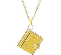ljhjdkxf 18K Gold Plated Vintage Openable Book Pendant Necklace,18K Vintage Book Pendant Necklace (1 PCS-A)