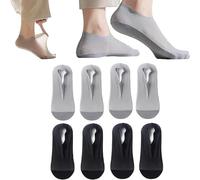 ljhjdkxf Calzini invisibili antiscivolo ultra sottili Zeanaturals, calzini invisibili traspiranti Ice Silk per scarpe sportive/casual/elegante (8 PCS-I)