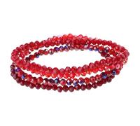 ljhnba Set Braccialetti con Perline vibranti Disegni Multistrato estensibili Accessorio Gioielli Tendenza per Donne alla Bracciale in Pietra Colorata