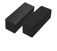 LJHTRZAQ Compatibile con Nastro Adesivo Resistente in Velcro, Gancio e Anello con Presa Forte for organizzare e Montare(Rectangle-16x70mm,60pcs -30 Set)