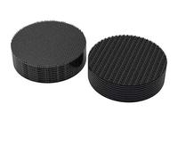 LJHTRZAQ Compatibile con Nastro Adesivo Resistente in Velcro, Gancio e Anello con Presa Forte for organizzare e Montare(Round 5x5,100pcs -50 Set)