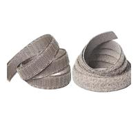 LJHTRZAQ Nastro di Fissaggio con Gancio e Anello conduttivo Placcato Argento, schermatura elettromagnetica for Applicazioni RFID(Width 50mm)