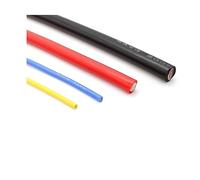 LJISEHG Cavo elettrico ad alta temperatura 30AWG, prolunga da 5 metri, cavo flessibile in gomma resistente al calore,(Black,26AWG 0.12mm2)