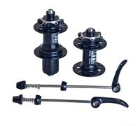 LJISEHG Mozzi per bici in lega di alluminio con cuscinetti sigillati, set anteriore e posteriore, 28 fori e 32 fori, cassetta a 11/12 velocità, compatibile con biciclette da città (foro a 28 raggi)