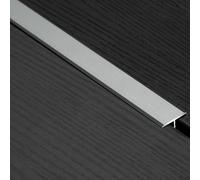 LJISEHG Profilo di transizione for modanatura a T in alluminio - Profilo for porta a T, profili for bordi di pavimenti in laminato, modanatura for porta/pavimento(Gray,20mm*0.9m*3 Pieces)