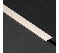 LJISEHG Profilo di transizione for modanatura a T in alluminio - Profilo for porta a T, profili for bordi di pavimenti in laminato, modanatura for porta/pavimento(Pink,15mm*0.9m*3 Pieces)