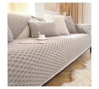 LJISEHG Sofa Protective Cover, Autumn and Winter Comfortable Non-Slip Washable Sofa Protector for Living Room, U Shape & L Shape Sectional Sofa(Gray,90 * 120cm)
