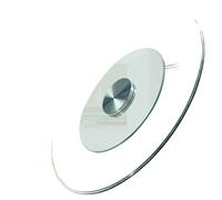 LJISEHG Vassoio girevole in vetro temperato di grandi dimensioni con rotazione a 360° - Piatto girevole for tavoli da pranzo, feste e banchetti, perfetto for intrattenere(70cm/28in)
