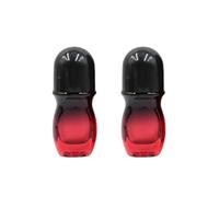 LJJCSFF 2PCS 30 ml vuoto deodorante roll on contenitori Roller bottiglia grande roller olio dispenser di vetro roller sfere rullo di massaggio bottiglie