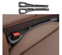 LJJHFCD 2 Pezzi Auto Sedili Riempitivi per Ford Edge 2016 2017 2018 2019 2020 2021 2022 2023 2024 2025, Tappo per Fessura del Seggiolino Evitare di Cadere Auto Accessori Interni,Black