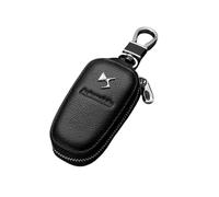 LJJWIW Auto Portachiavi per DS3 DS3 CrossbackDS 4 DS 5 DS7 DS7,Porta Chiavi con Logo Stemma,Multifunzione Porta Chiavi,Leggero Resistente Portachiavi,Uomini E Donne Portachiavi Accessori,Black