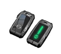 LJJWIW Auto Portachiavi per Mazda 3 Axela CX-5 CX30 CX50,Porta Chiavi con Logo Stemma,Multifunzione Porta Chiavi,Leggero Resistente Portachiavi,Uomini E Donne Portachiavi Accessori,Grey