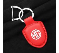 LJJWIW Auto Portachiavi per MG,Porta Chiavi con Logo Stemma,Multifunzione Porta Chiavi,Leggero Resistente Portachiavi,Uomini E Donne Portachiavi Accessori,Red