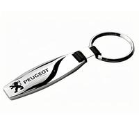 LJJWIW Auto Portachiavi per Peugeot 107 206 207 208 308,Porta Chiavi con Logo Stemma,Multifunzione Porta Chiavi,Leggero Resistente Portachiavi,Uomini E Donne Portachiavi Accessori