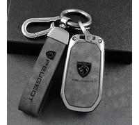 LJJWIW Auto Portachiavi per Peugeot 3008 408 2008 508 308S 301,Porta Chiavi con Logo Stemma,Multifunzione Porta Chiavi,Leggero Resistente Portachiavi,Uomini E Donne Portachiavi Accessori