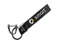 LJJWIW Auto Portachiavi per Smart Fortwo Forfour 453 451 450,Porta Chiavi con Logo Stemma,Multifunzione Porta Chiavi,Leggero Resistente Portachiavi,Uomini E Donne Portachiavi Accessori