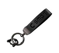 LJJWIW Auto Portachiavi per Smart Fortwo Forfour 453 451 452 450,Porta Chiavi con Logo Stemma,Multifunzione Porta Chiavi,Leggero Resistente Portachiavi,Uomini E Donne Portachiavi Accessori,Black