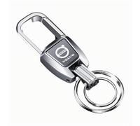 LJJWIW Auto Portachiavi per Volvo XC60 S90 XC40,Porta Chiavi con Logo Stemma,Multifunzione Porta Chiavi,Leggero Resistente Portachiavi,Uomini E Donne Portachiavi Accessori,Silver