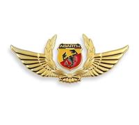 LJJWIW Auto Stemmi Decorazioni per Abarth,Baule Badge Logo Cofano Emblema Distintivo Accessorio Adesivo Decalcomanie Styling Carrozzeria Parti
