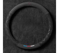 LJLBFB Copri Volante per Auto per BMW 3 Series E30 E36 E46, Copri Volante per Auto Universale Pelle Scamosciata in Microfibra Copri Sterzo Auto 38cm Coprivolante,C/O-1