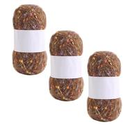 LJMSTDM Soft Hohair Yarn, 2025 Cashmere Hand Crochet Yarn for Crochet, Softs and Comfortables, Hands Knitting Yarns for Scarves (Coffee Brown)