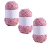 LJMSTDM Soft Hohair Yarn, 2025 Cashmere Hand Crochet Yarn for Crochet, Softs and Comfortables, Hands Knitting Yarns for Scarves (Pink)