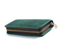Ljmyy Portapenne, con inserti elastici per penne, professionale, Verde | Custodia elastica per penna stilografica, da viaggio, per donne, uomini, studenti, in pelle, professionale