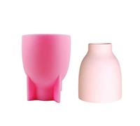 Ljmyy Stampo in silicone per realizzare fiori in calcestruzzo in gesso epossidico stampo per cemento decorazione in vaso strumento per organizzare fiori