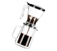 Ljmyy Tazza filtrante innovativa per caffè con vetro borosilicato da 650 ml, per uso domestico e uffici