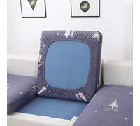 LJQAIZYL Copricuscini per Divani Elasticizzato Coprisedile per Divano Separati 1/2/3/4 Posti Fodera per Cuscino del Sedile del Divano Fantasia Copri Seduta per Divano AntiGraffio,I-2-seater（100-125cm