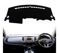 LJVHXMED Adatto per Kia Sportage R 2011-2015 RHD, copertura per cruscotto, antigraffio, tappetino nero per cruscotto, protezione interna auto
