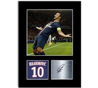 LJW Prints Poster con autografo di Zlatan Ibrahimovic, per tifosi e tifosi