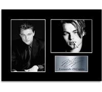 LJW Prints Poster con foto autografata dell'attore Leonardo Dicaprio, per fan