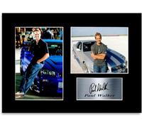 LJW Prints Poster con foto autografata dell'attore Paul Walker Brian O'Conner per fan