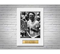 LJW Rafael Nadal Tennis A4 - Supporto per foto autografate con autografo