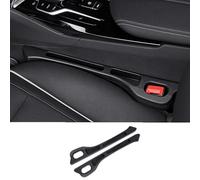 LJWAN 2 Pezzi Riempitivo per Sedili Auto per Nissan Qashqai 2008-2014, Spazio di Riempimento per Fessure Anteriore Striscia Prova Perdite Oggetti,A-Black