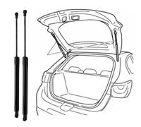LJWAN Ammortizzatori a Gas per Portellone Posteriore per Audi A4/A4 Quattro Wagon Avant 1998-2001(OEM:8D9827552)-50cm, Pistoni per Cofano Bagagliaio Sollevamento Assistito 2 Pezzi